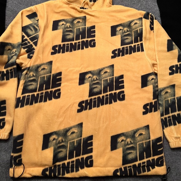 DUMBGOOD x THE SHINING Repeat Logo Zip Up Polar Fleece Hoodie Kubrick Collection - Picture 10 of 16